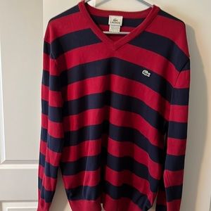 Men’s Lacoste V-neck sweater